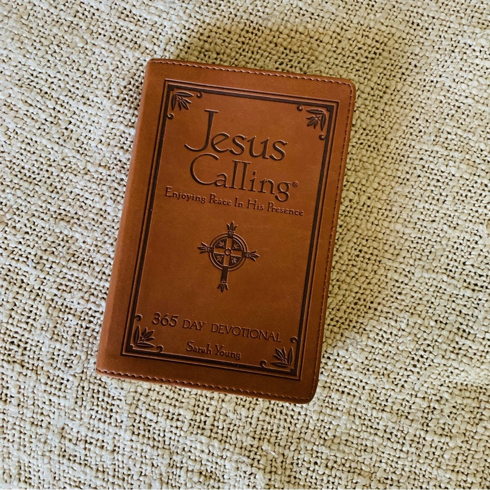Leather Bound Edition of “Jesus Calling” by Sara Young